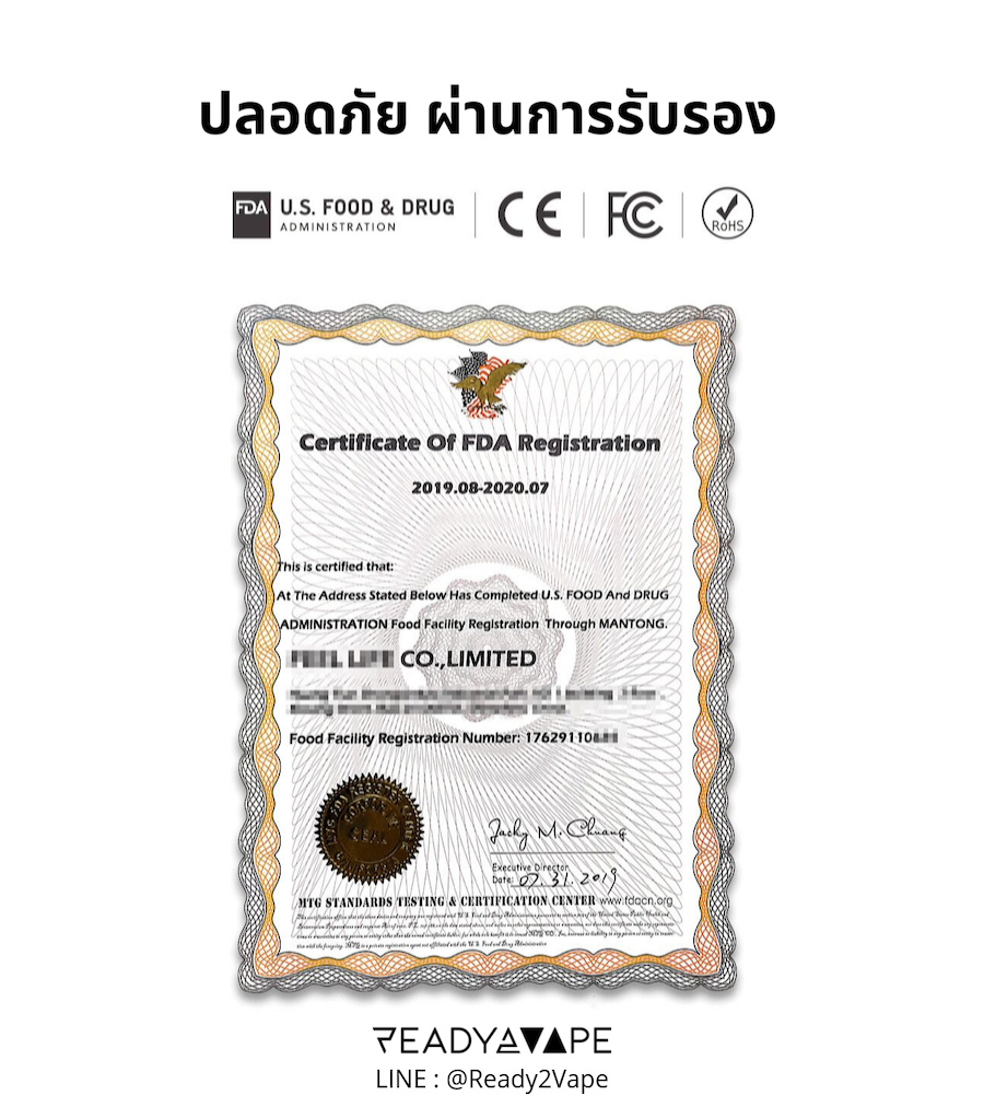 VFOLK_บุหรี่ไฟฟ้า Pod Vape_R2V_certificated